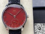 Replica IWC Portugieser IW358315 GR factory Burgundy red dial - Image 13