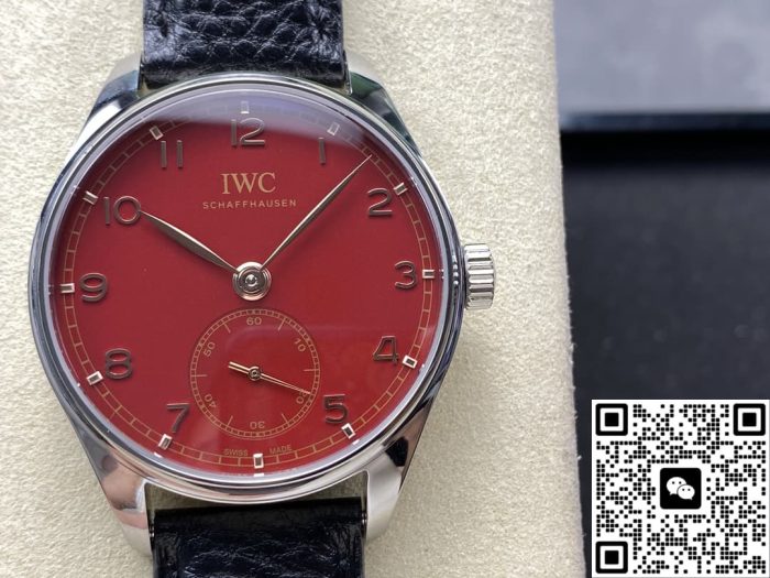 Replica IWC Portugieser IW358315 GR factory Burgundy red dial - Image 2