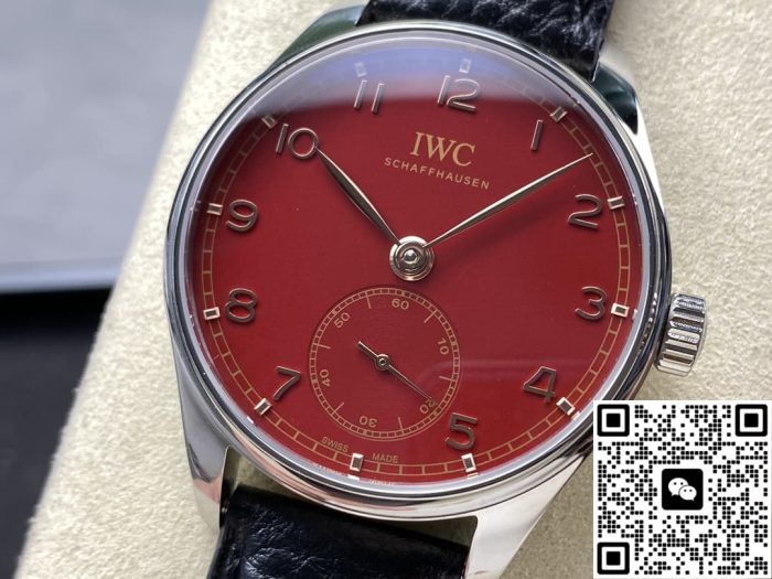 Replica IWC Portugieser IW358315 GR factory Burgundy red dial - Image 4