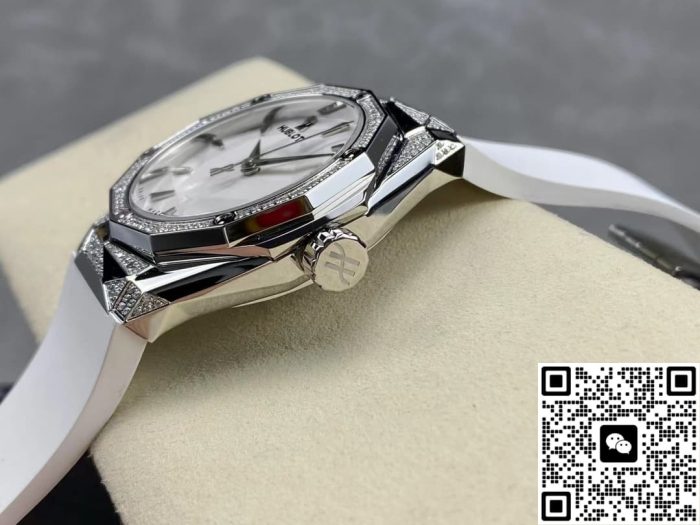 Replica Hublot Classic Fusion 550.NS.2200.RW.1804.ORL20 HB Factory Rubber Strap - Image 7