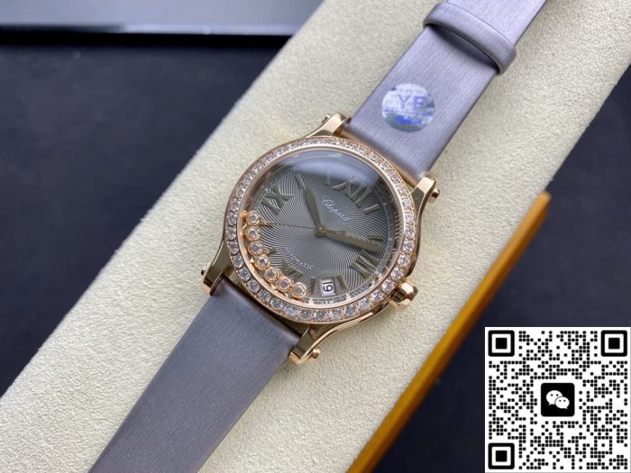 Replica Chopard HAPPY SPORT 274808-5014 YF Factory Flannel strap - Image 18