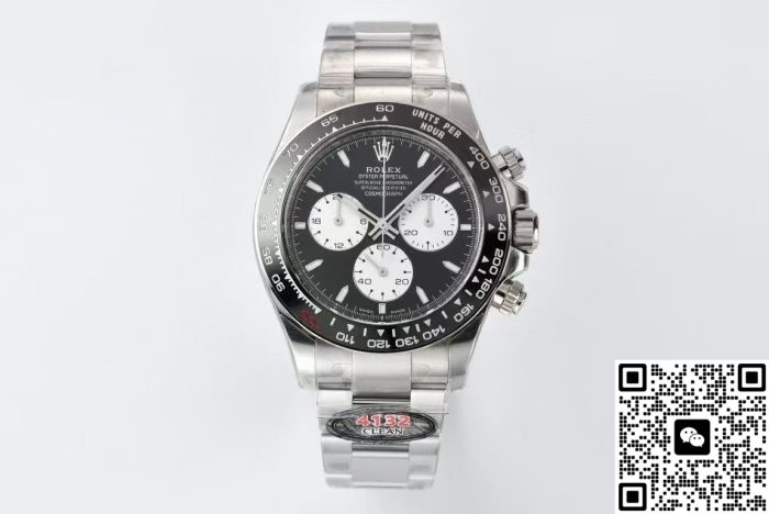 Replica Rolex Cosmograph Daytona M126529LN-0001 clean factory black panda dial - Image 2
