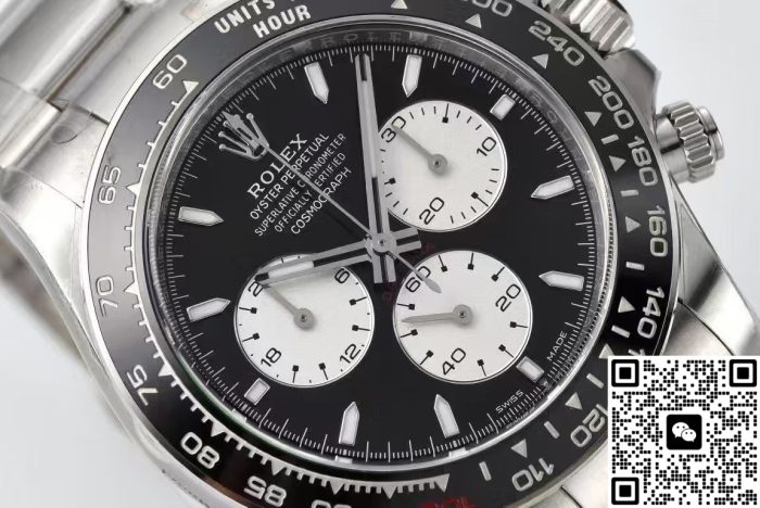 Replica Rolex Cosmograph Daytona M126529LN-0001 clean factory black panda dial - Image 3