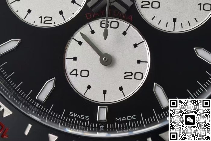 Replica Rolex Cosmograph Daytona M126529LN-0001 clean factory black panda dial - Image 6