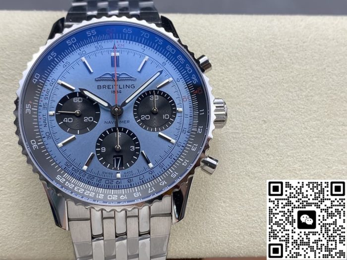 Replica Breitling Navitimer 1 AB0138241C1A1 BLS factory Stainless steel strap - Image 3