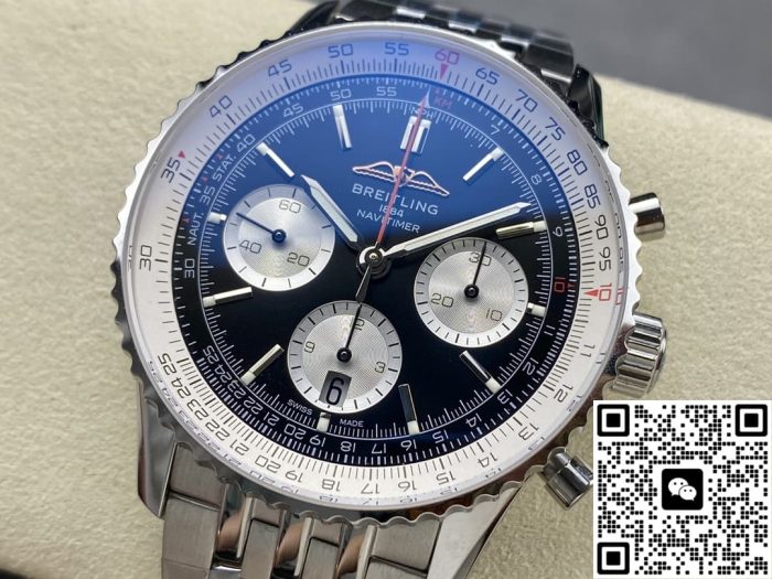 Replica Breitling Navitimer 1 AB0139211B1A1 BLS factory Black Panda Dial - Image 3