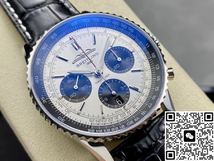 Replica Breitling Navitimer 1 AB0138241G1P1 BLS factory Silver dial - Image 4