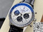 Replica Breitling Navitimer 1 AB0138241G1P1 BLS factory Silver dial - Image 14