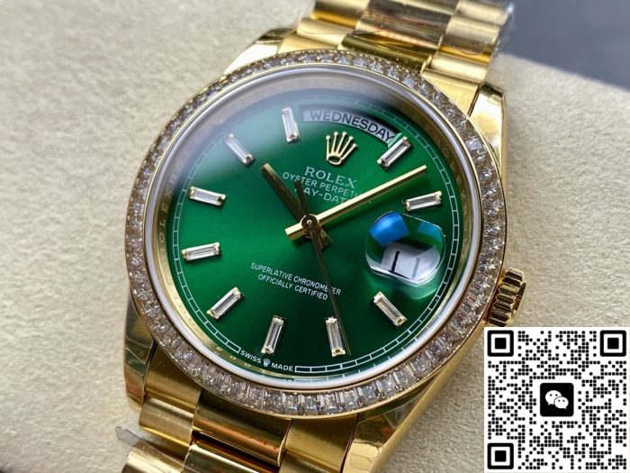 Replica Rolex Day-Date M128398TBR-0035 8+ Factory Green Dial - Image 3