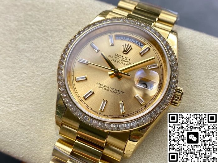 Replica Rolex Day-Date m128398tbr-0037 8+ Factory Champagne dial - Image 4
