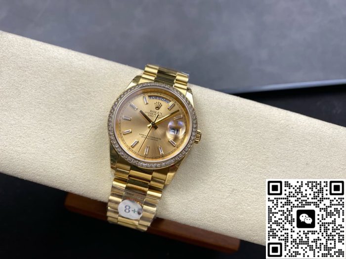 Replica Rolex Day-Date m128398tbr-0037 8+ Factory Champagne dial - Image 5