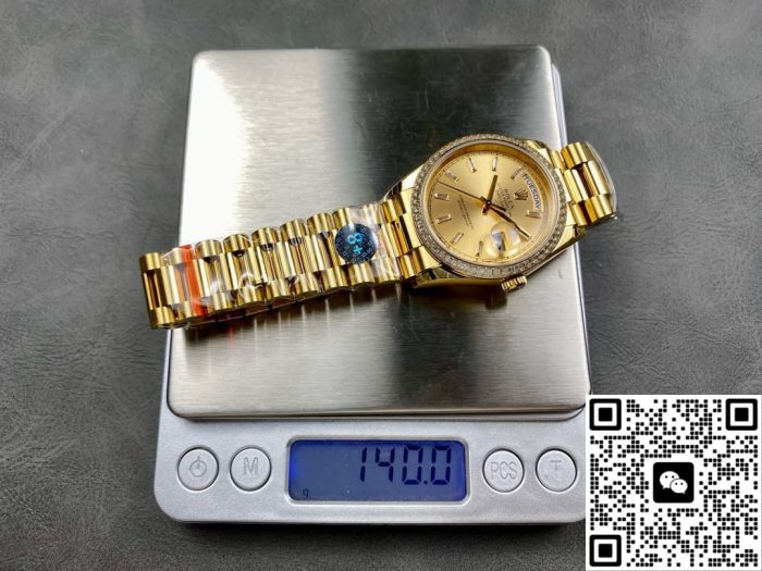 Replica Rolex Day-Date m128398tbr-0037 8+ Factory Champagne dial - Image 10