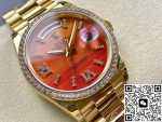 Replica Rolex Day-Date M128398TBR-0018 8+ Factory Carnelian dial - Image 5