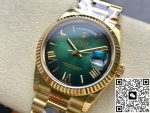 Replica Rolex Day-Date M128238-0118 8+ factory Gradient green dial - Image 4