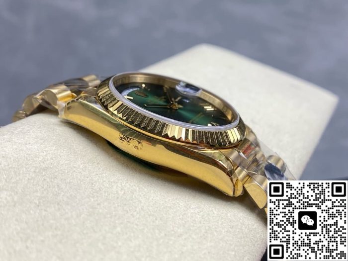 Replica Rolex Day-Date M128238-0118 8+ factory Gradient green dial - Image 6