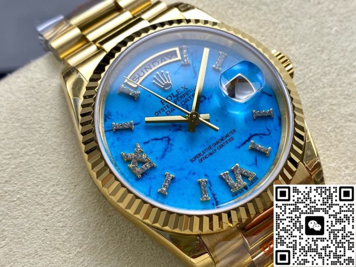 Replica Rolex Day-Date m128238-0071 8+ factory Gold strap - Image 3