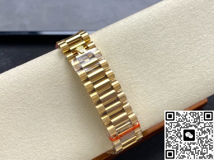 Replica Rolex Day-Date m128238-0071 8+ factory Gold strap - Image 9