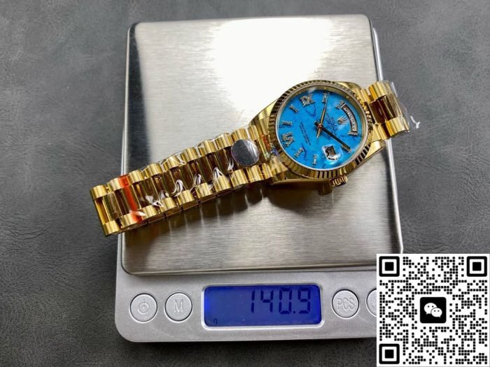Replica Rolex Day-Date m128238-0071 8+ factory Gold strap - Image 10