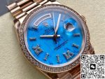 Replica Rolex Day-Date m128345rbr-0064 8+ Factory Rose gold case - Image 15