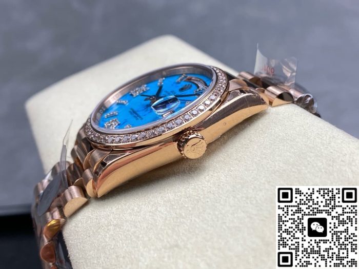 Replica Rolex Day-Date m128345rbr-0064 8+ Factory Rose gold case - Image 5