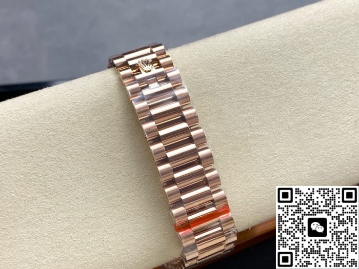 Replica Rolex Day-Date m128345rbr-0064 8+ Factory Rose gold case - Image 9