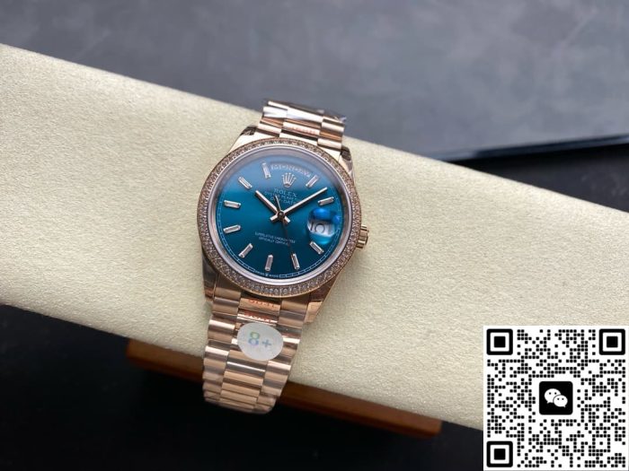 Replica Rolex Day-Date m128345rbr-0083 8+ Factory Rose gold case - Image 3