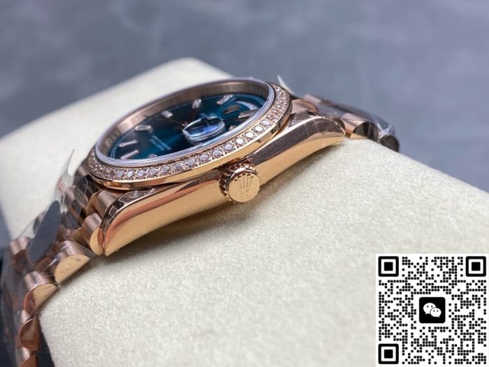 Replica Rolex Day-Date m128345rbr-0083 8+ Factory Rose gold case - Image 18