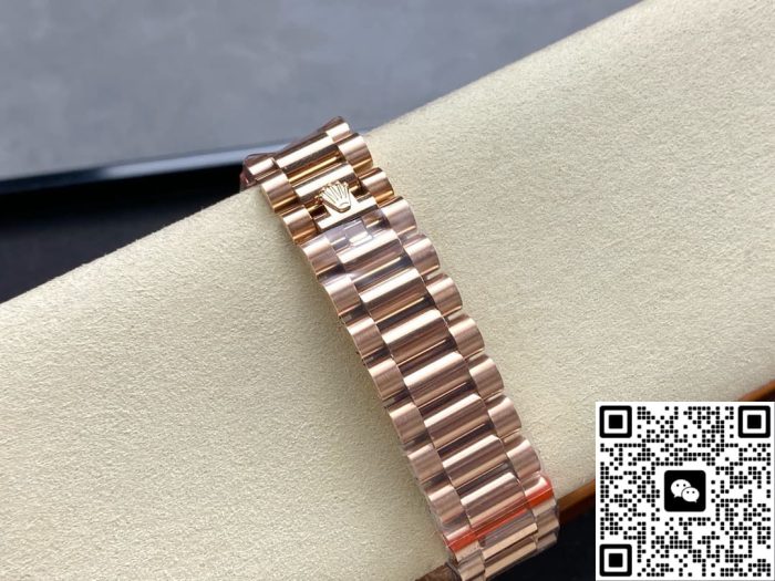 Replica Rolex Day-Date m128345rbr-0083 8+ Factory Rose gold case - Image 9