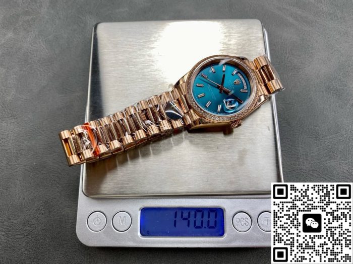 Replica Rolex Day-Date m128345rbr-0083 8+ Factory Rose gold case - Image 8