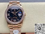 Replica Rolex Day-Date m128395tbr-0010 8+ Factory Black Dial - Image 2