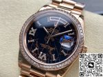 Replica Rolex Day-Date m128395tbr-0010 8+ Factory Black Dial - Image 5