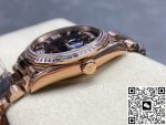 Replica Rolex Day-Date m128395tbr-0010 8+ Factory Black Dial - Image 9