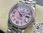 Replica Rolex Day-Date M128349RBR-0008 8+ factory Pink dial - Image 4