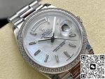 Replica Rolex Day-Date m228349rbr-0046 8+ factory Silver strap - Image 3