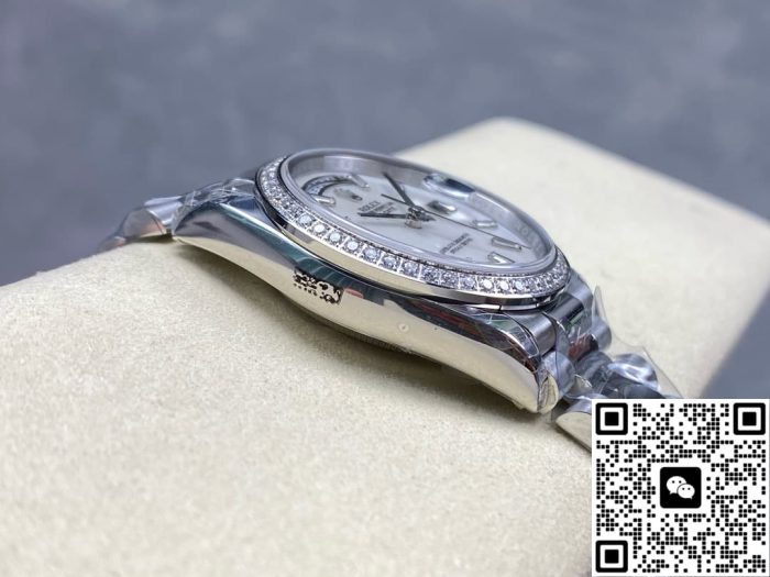 Replica Rolex Day-Date m228349rbr-0046 8+ factory Silver strap - Image 6