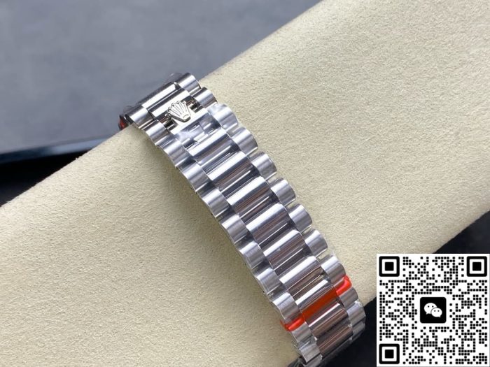 Replica Rolex Day-Date m228349rbr-0046 8+ factory Silver strap - Image 9