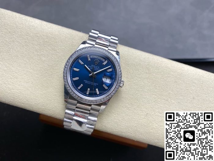 Replica Rolex Day-Date m128349rbr-0051 8+ factory Bright blue dial - Image 5