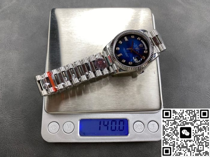 Replica Rolex Day-Date m128239-0023 8+ Factory Silver strap - Image 10