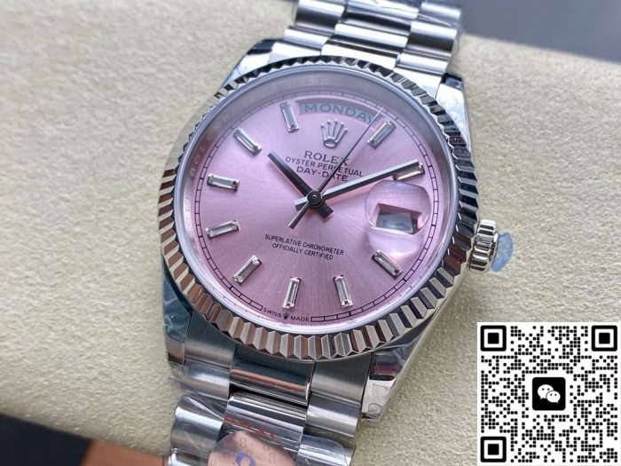 Replica Rolex Day-Date M128239-0071 8+ Factory Pink dial - Image 3