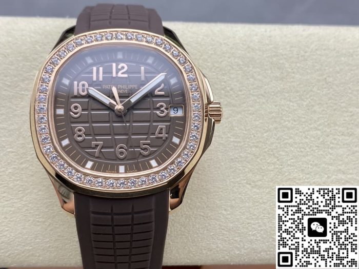 Replica Patek Philippe AQUANAUT 5268/200R-010 GR Factory Taupe Dial - Image 2
