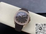 Replica Patek Philippe AQUANAUT 5268/200R-010 GR Factory Taupe Dial - Image 17