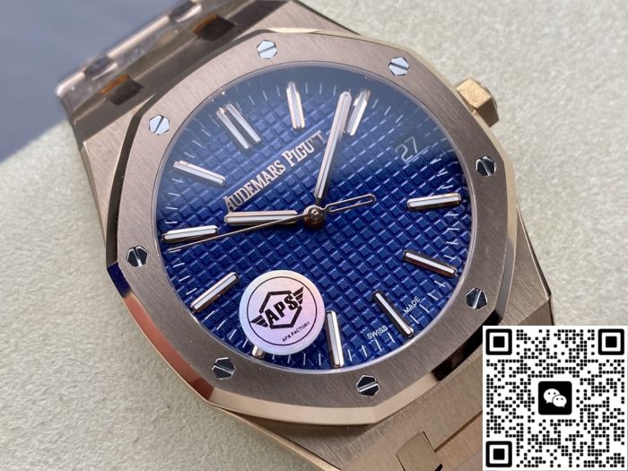 Replica Audemars Piguet Royal Oak 15510OR.OO.1320OR.03 APS factory V2 Blue Dial - Image 3