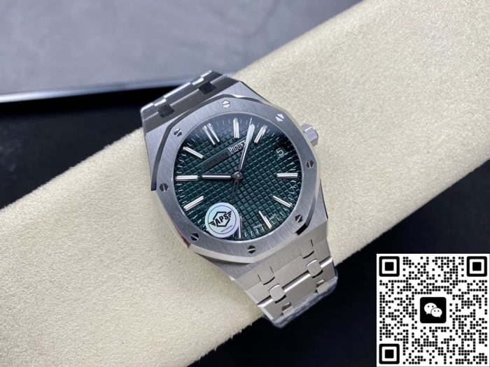 Replica Audemars Piguet Royal Oak 15510ST.OO.1320ST.09 APS factory V2 Army green dial - Image 5