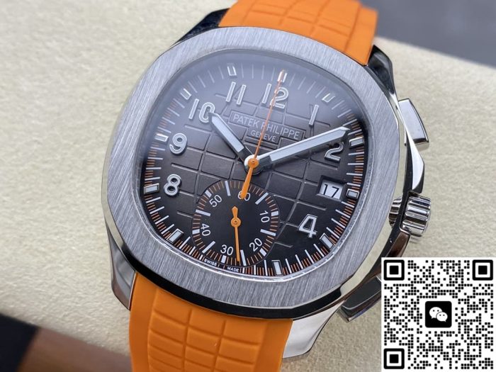 Replica Patek Philippe AQUANAUT 5968A-001 GR factory Brown dial - Image 4