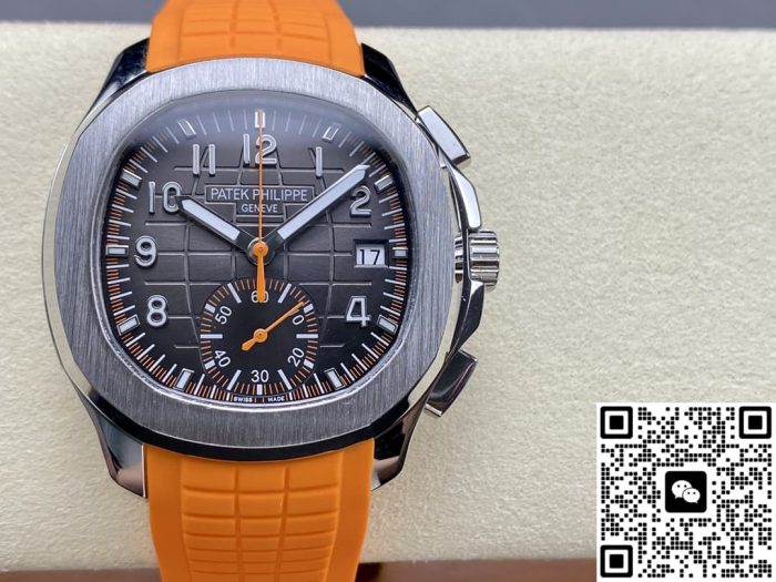 Replica Patek Philippe AQUANAUT 5968A-001 GR factory Brown dial - Image 2