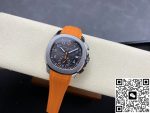 Replica Patek Philippe AQUANAUT 5968A-001 GR factory Brown dial - Image 8