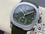 Replica Patek Philippe AQUANAUT 5968G-010 GR factory Square dial - Image 14