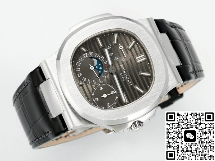 Replica Patek Philippe Nautilus 5712G-001 PPF factory V3 Black strap - Image 7