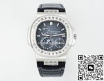 Replica Patek Philippe Nautilus 5724G-001 PPF factory V3 Black blue dial - Image 2