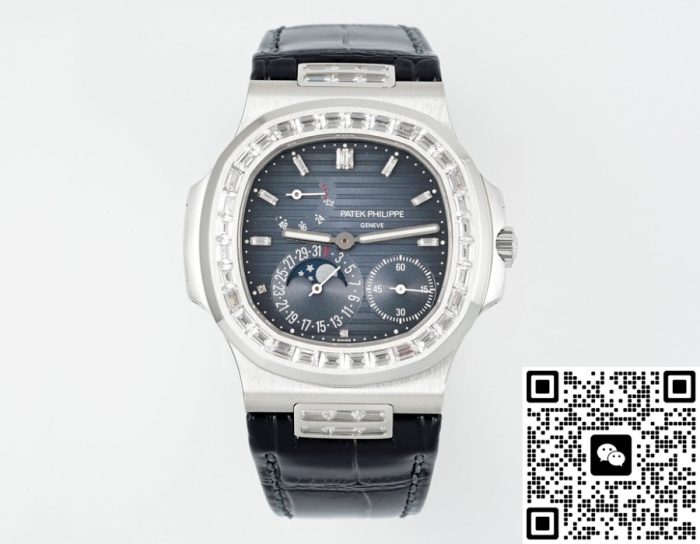 Replica Patek Philippe Nautilus 5724G-001 PPF factory V3 Black blue dial - Image 2